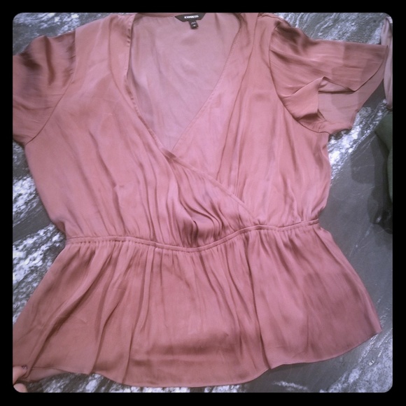 Silky pumpkin blouse - Picture 1 of 2